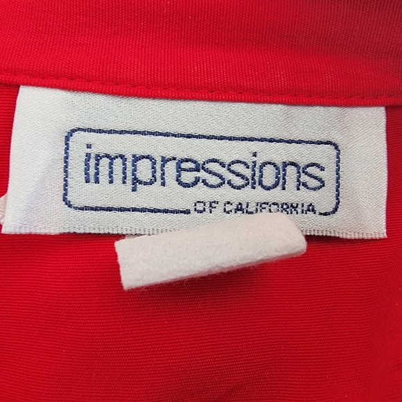 Coldwater Creek Red Button-Up Shirt - Picture 4 of 11